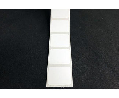 0.9375 x 0.75 Inch Size White Polyester Thermal Transfer Label - Image 2