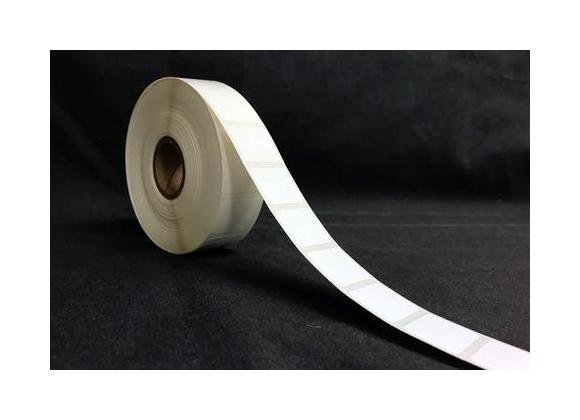 0.9375 x 0.75 Inch Size White Polyester Thermal Transfer Label - Image 1