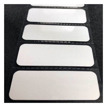 1.75 x 0.625 Inch Size White Polyester Thermal Transfer Label - Image 2