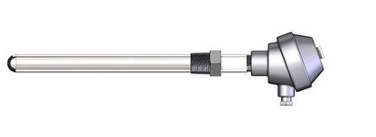Industrial Grade Straight Thermocouple Assemblies with Metal Protection Tubes - Image 1