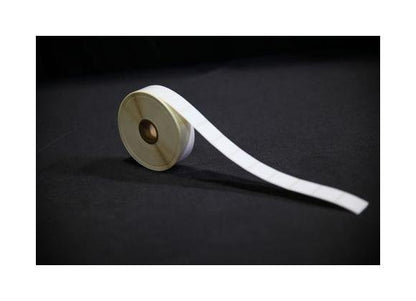 0.875 x 0.875 Inch Size Opaque Liner White Thermal Transfer Polyester Label - Image 1