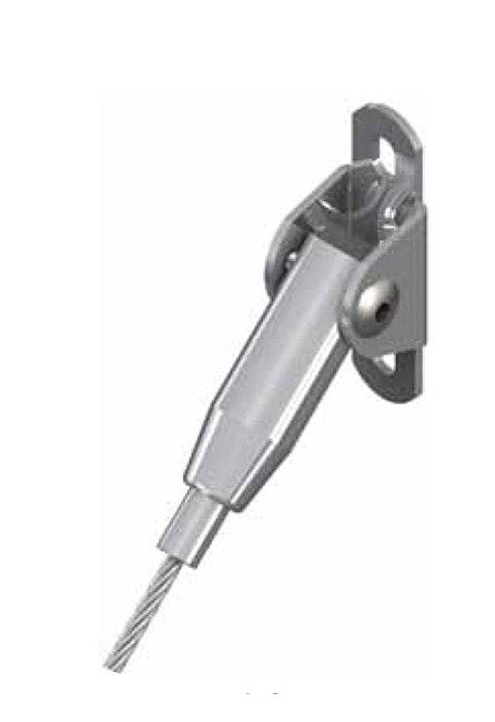 Adjustable Swivel Gripper with Mounting Plate - Griplock® Type 25 Cable Suspension System - Image 1