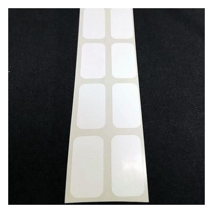 0.5 x 1 Inch Size White Polyester Thermal Transfer Label - Image 2