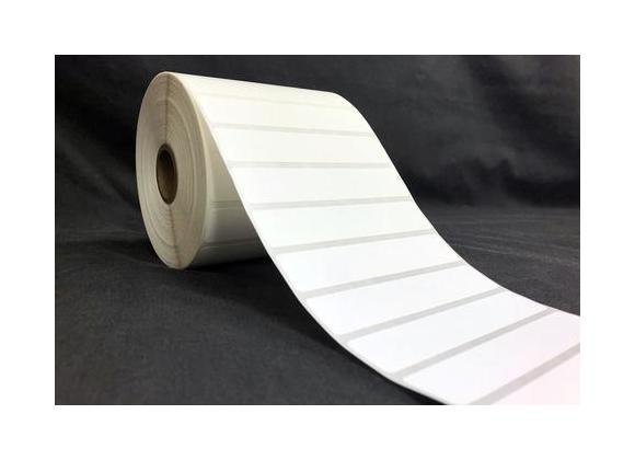 0.96875 x 0.75 and 3 x 0.75 Inch White Paper Thermal Transfer Two Label Set - Image 1