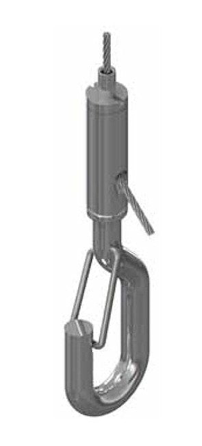 Industrial Cable Gripper with Gated Hook - Image 1