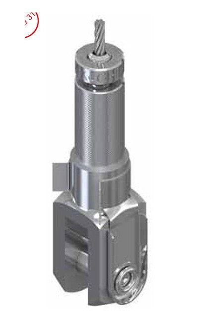 Griplock® Fork Gripper - Type 30, Nickel Plated Brass - Image 1