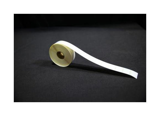 0.9375 x 0.75 Inch Size Opaque Liner White Thermal Transfer Polyester Label - Image 1