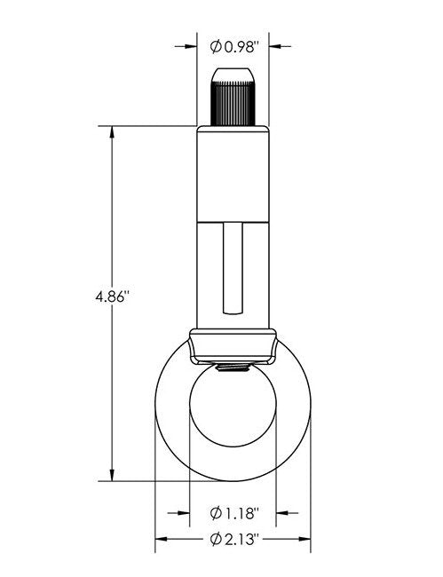 Griplock Side Exit Gripper with 1.18" Ring Attachment - Image 2