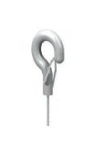 Griplock® Cable with Mini Gated Hook - 180in, 304 Stainless Steel