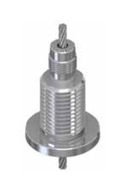 Griplock Bottom Key Flange Gripper for 1/4IPS Threaded Cables - Image 1