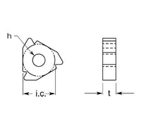 Triangle Laydown Threader Insert Set