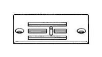 Diamond Throat Plate 210774 for Singer Mending & Label Machines