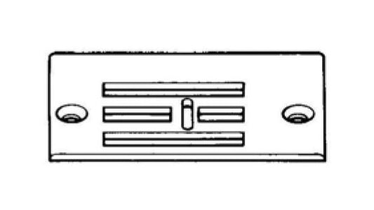 Diamond Throat Plate 210774 for Singer Mending & Label Machines - Image 1