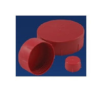 Red Polyethylene Threaded Cap for BSP/Gas Fittings