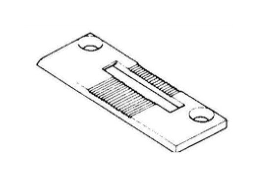 Diamond Needle Corp. Throat Plate 240144 for Singer 111W, 211W Machines - Image 1