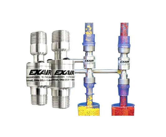 High Temp 316 SS 2 NPT Threaded Line Vac Conveyor - Image 1