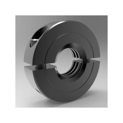 ACME Threaded Two-Piece Split Clamp-Type Shaft Collar - Steel - Image 1