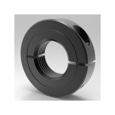 High Strength Split Clamp Threaded Shaft Collar – UNF/UNC Bore, Steel - Image 1