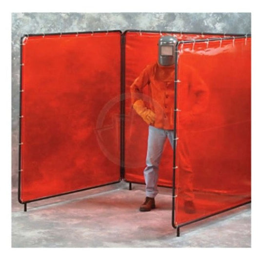 Heavy-Duty Three Panel Welding Protection Screens - Image 1