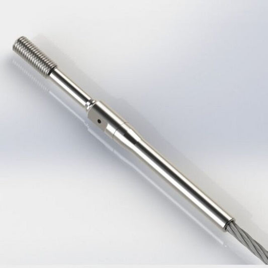 3.78 Inch (in) Fitting Length (L) Military Speciation (MS) Right Hand Handedness Threaded Terminal - Image 1