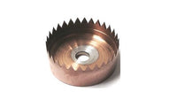 1-1/2 Inch (in) Diameter and 5/8 Inch (in) Length Titanium Coated Round Toothed Punch