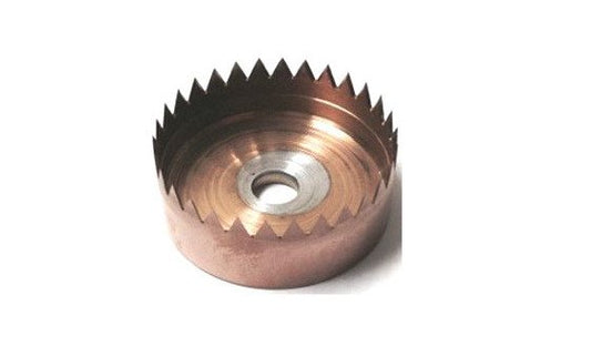 1-1/2 Inch (in) Diameter and 5/8 Inch (in) Length Titanium Coated Round Toothed Punch - Image 1