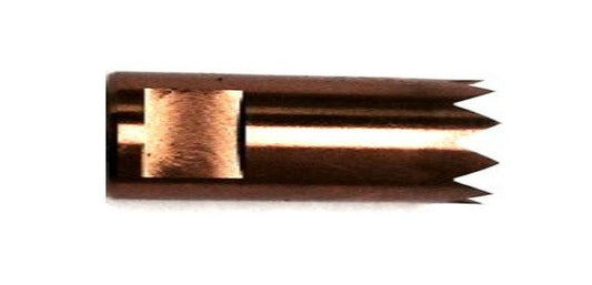 1/2 Inch (in) Diameter and 1-1/2 Inch (in) Length Titanium Coated Round Toothed Punch - Image 1