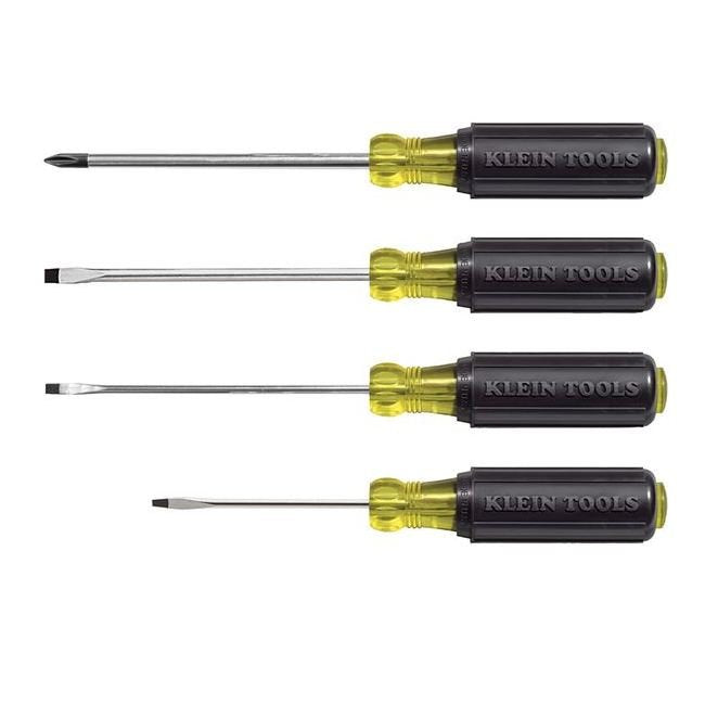 Klein® Tools 4-Piece Cushion-Grip Screwdriver Set - Image 1