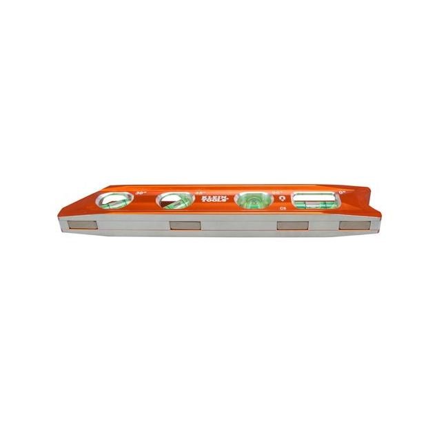 Klein® Rare Earth Magnet Torpedo Billet Level - Aluminum, Magnetic, 4 Vials - Image 2