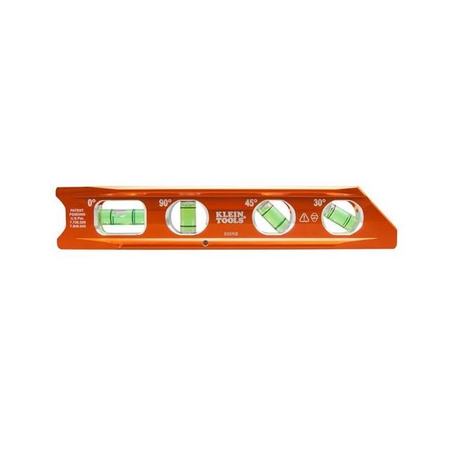 Klein® Rare Earth Magnet Torpedo Billet Level - Aluminum, Magnetic, 4 Vials - Image 5