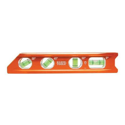 Klein® Rare Earth Magnet Torpedo Billet Level - Aluminum, Magnetic, 4 Vials - Image 1
