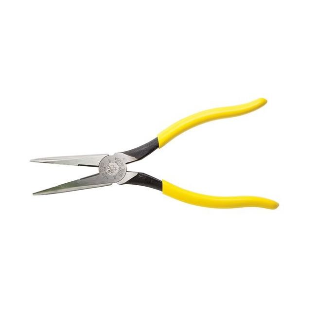 Klein Heavy-Duty Long-Nose Pliers with Side Cutter - 8-7/16 in. - Image 3