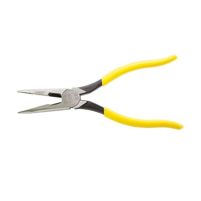 Klein Heavy-Duty Long-Nose Pliers with Side Cutter - 8-7/16 in. - Image 4