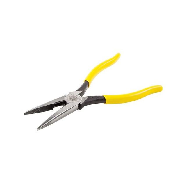 Klein Heavy-Duty Long-Nose Pliers with Side Cutter - 8-7/16 in. - Image 5