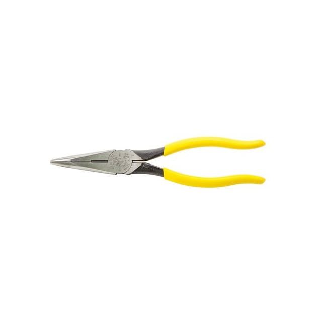 Klein Heavy-Duty Long-Nose Pliers with Side Cutter - 8-7/16 in. - Image 1