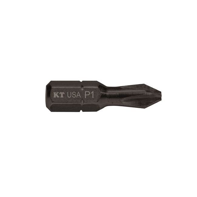 Klein® #1 Phillips Insert Power Driver Bit, 1 in. Length, Pack of 5 - Image 1