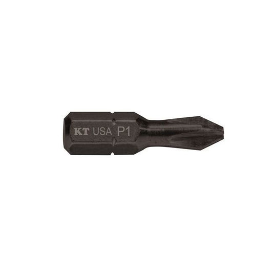 Klein® #1 Phillips Insert Power Driver Bit, 1 in. Length, Pack of 5 - Image 1