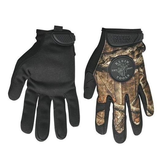Klein Journeyman Camo Gloves - Medium Size - Image 1