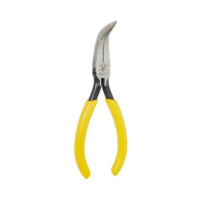 Klein 6-3/8 in. Curved Long-Nose Plier - Electronics Long-Nose Pliers - Image 2