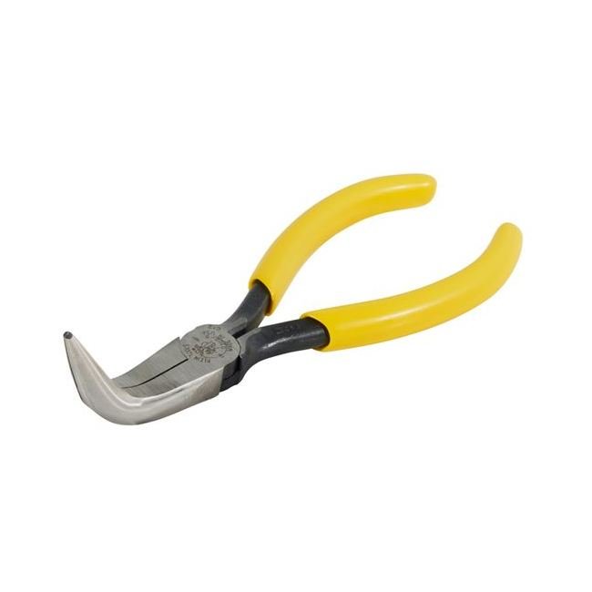 Klein 6-3/8 in. Curved Long-Nose Plier - Electronics Long-Nose Pliers - Image 3