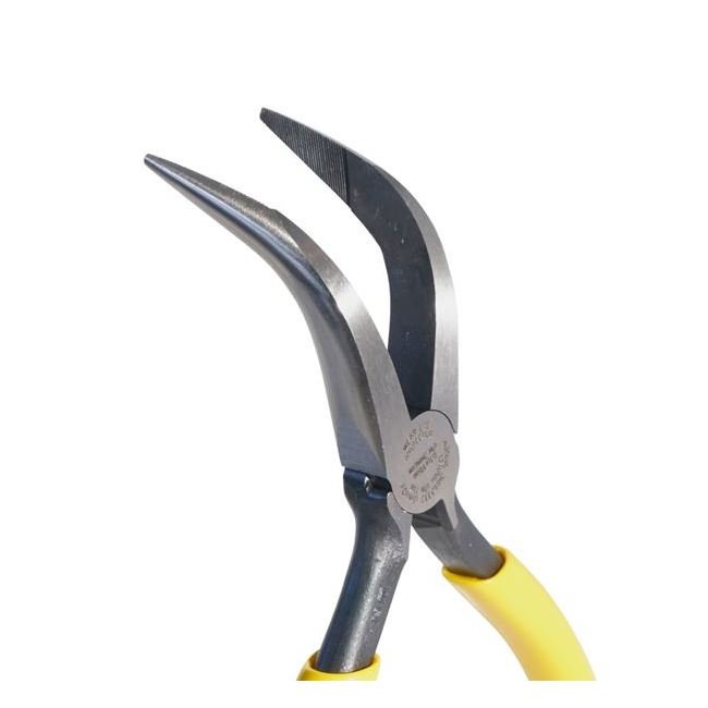 Klein 6-3/8 in. Curved Long-Nose Plier - Electronics Long-Nose Pliers - Image 4