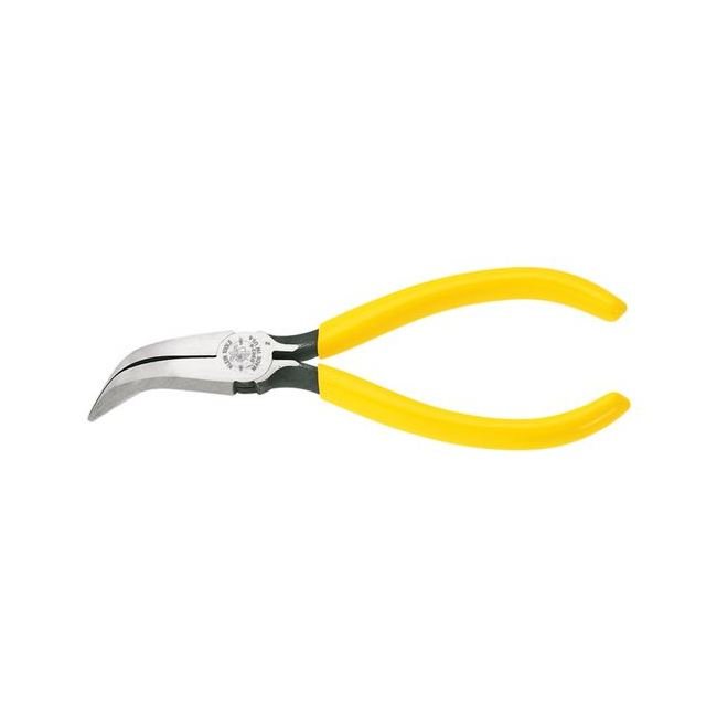 Klein 6-3/8 in. Curved Long-Nose Plier - Electronics Long-Nose Pliers - Image 1
