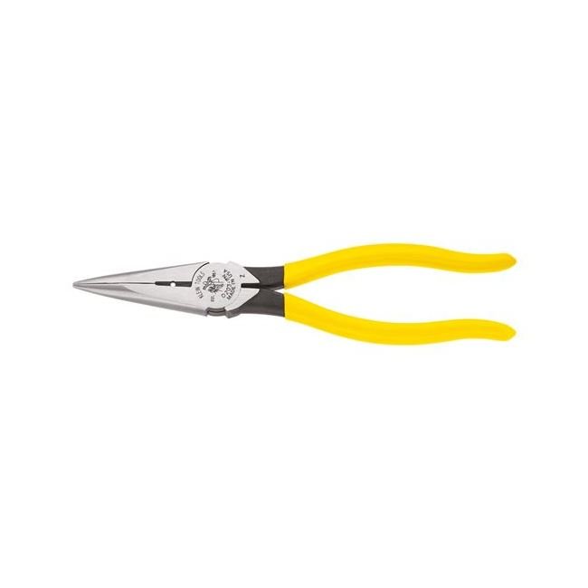 Klein Heavy-Duty Long-Nose Plier with Side Cutter - 8-7/16 in. - Image 1