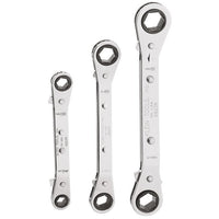 Klein® Ratcheting Box Wrench Set - Offset Reversible Hand Tools