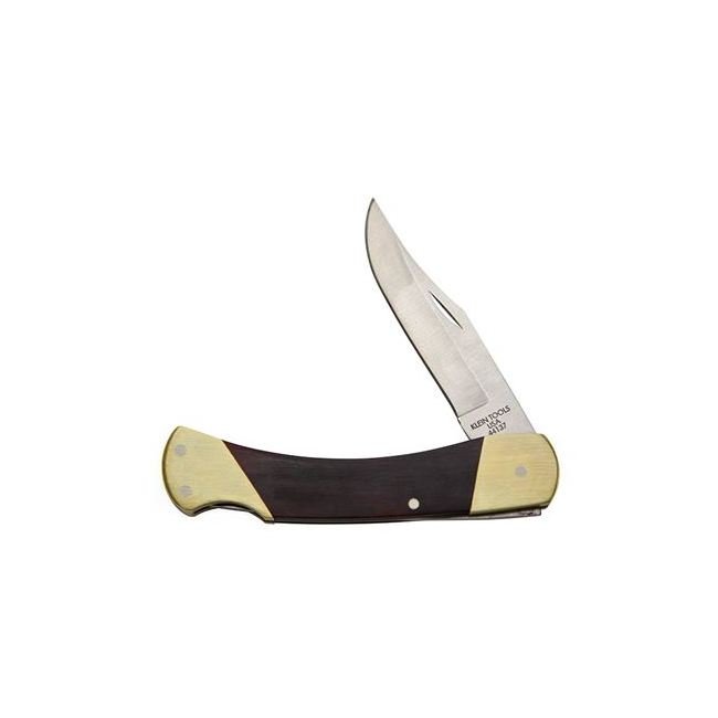 Klein® 8-3/4 in. Sportsman Knife with Lockback and Ebony Wood Handle - Image 2