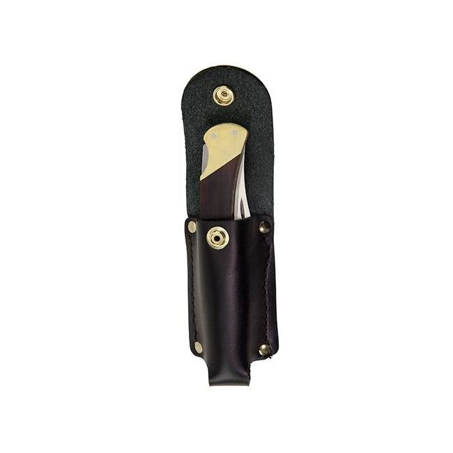 Klein® 8-3/4 in. Sportsman Knife with Lockback and Ebony Wood Handle - Image 4