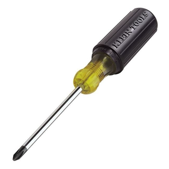 #2 Phillips Round Shank Screwdriver - Klein® Cushion-Grip Handle - Image 2