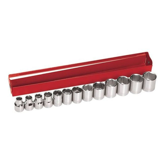 Klein® 3/8 in. Drive Metric Socket Set - 13-Piece Hex Socket Wrench Set - Image 1