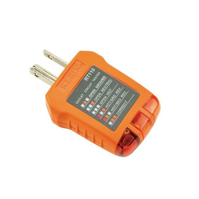 Klein® Receptacle Tester - Electrical Wiring Diagnostic Tool - Image 2