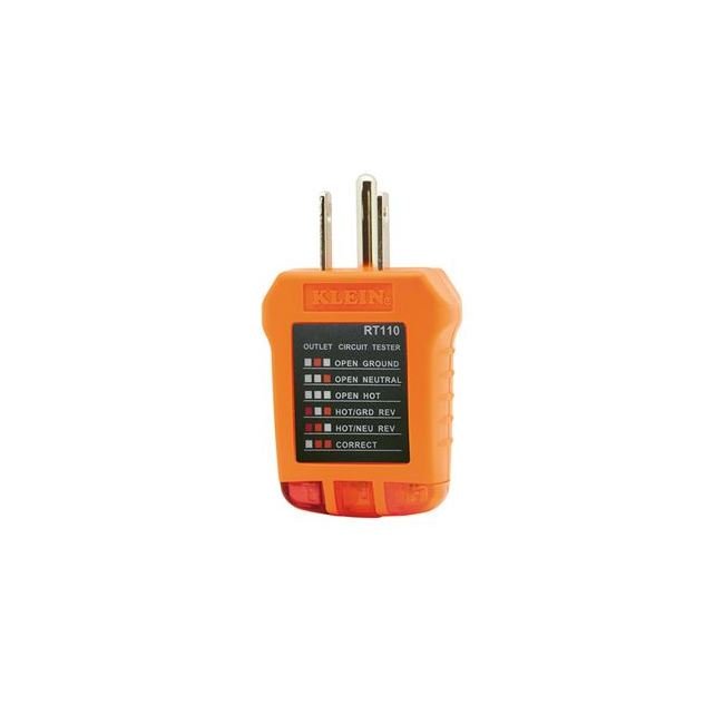 Klein® Receptacle Tester - Electrical Wiring Diagnostic Tool - Image 1